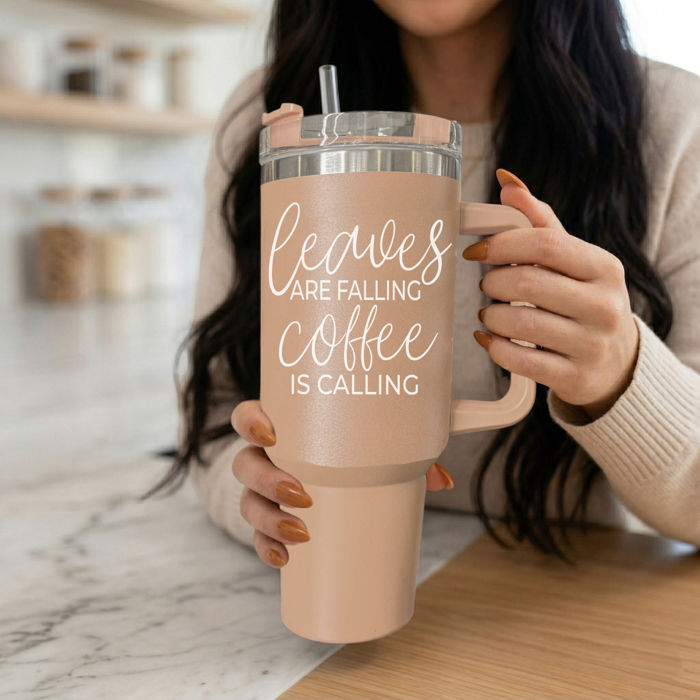 Retro Ghost 40oz Halloween Tumbler| Checkered Floral Spooky Season Cup