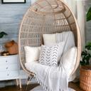  Turkish Cotton Towels Oversized, Large Decorative Throw Towels with Bamboo Tassels