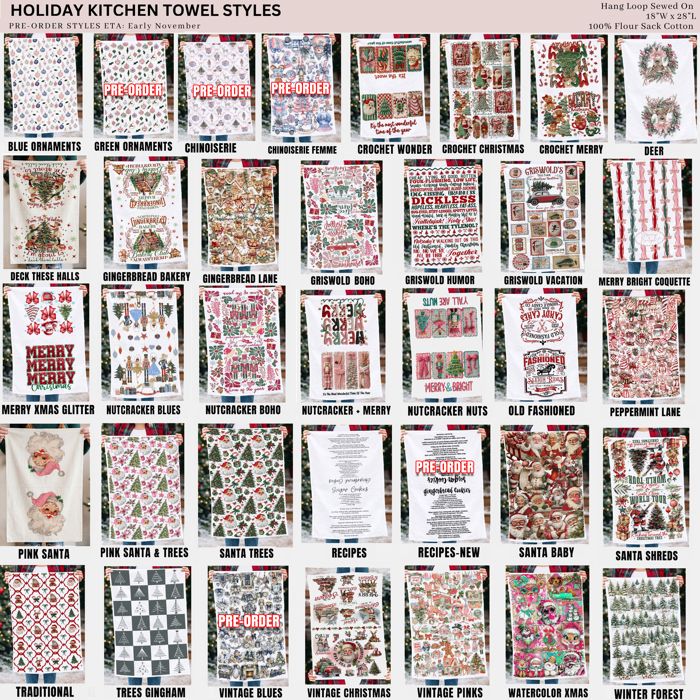 Candy Cane Christmas Themed Kitchen Decor – Peppermint Towel