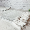 Haley Light Gray Turkish Cotton Towels Oversized, Large Decorative Throw Towels with Bamboo Tassels