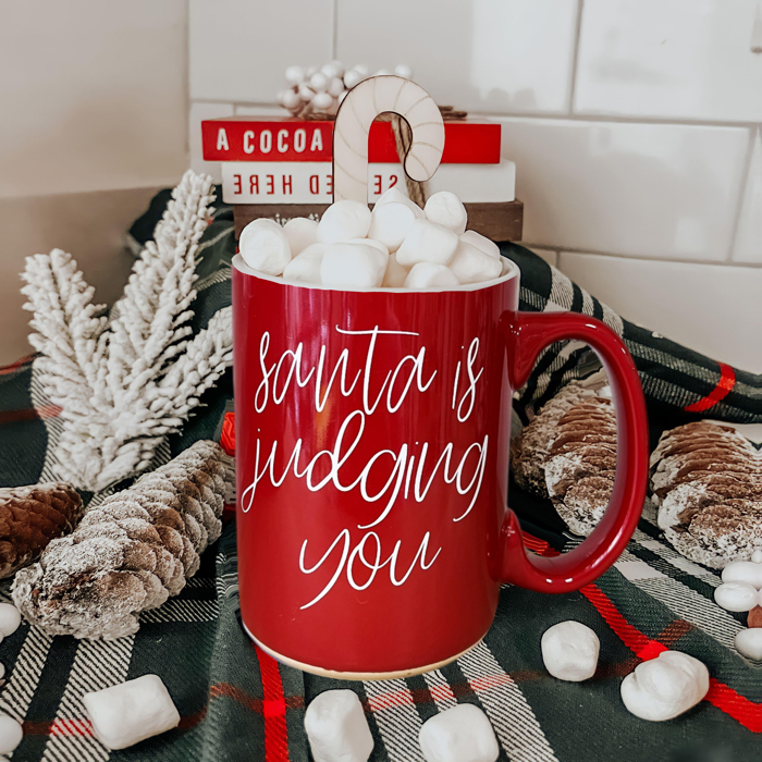 Funny Mom Christmas Gift 2pk Bundle - Holiday Humor Ceramic Coffee | Mugs Mama Needs a Silent Night Coffee Mug, Funny Christmas Gift