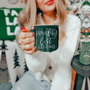  Ceramic Coffee Mugs 2pk | Funny Gift Ideas | Modern Farmhouse Drinkware | Funny Coffee Cups