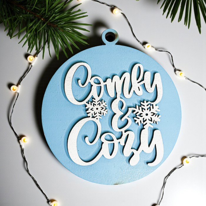 Funny Christmas Gifts for Cheap, Deck the Halls and Not Your Family, Holiday Humor, Funny Christmas Ornaments Handmade, Colorful Christmas Decorations
