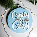  Funny Christmas Gifts for Cheap, Deck the Halls and Not Your Family, Holiday Humor, Funny Christmas Ornaments Handmade, Colorful Christmas Decorations