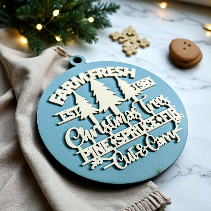 Funny Christmas Gifts for Cheap, Deck the Halls and Not Your Family, Holiday Humor, Funny Christmas Ornaments Handmade, Colorful Christmas Decorations