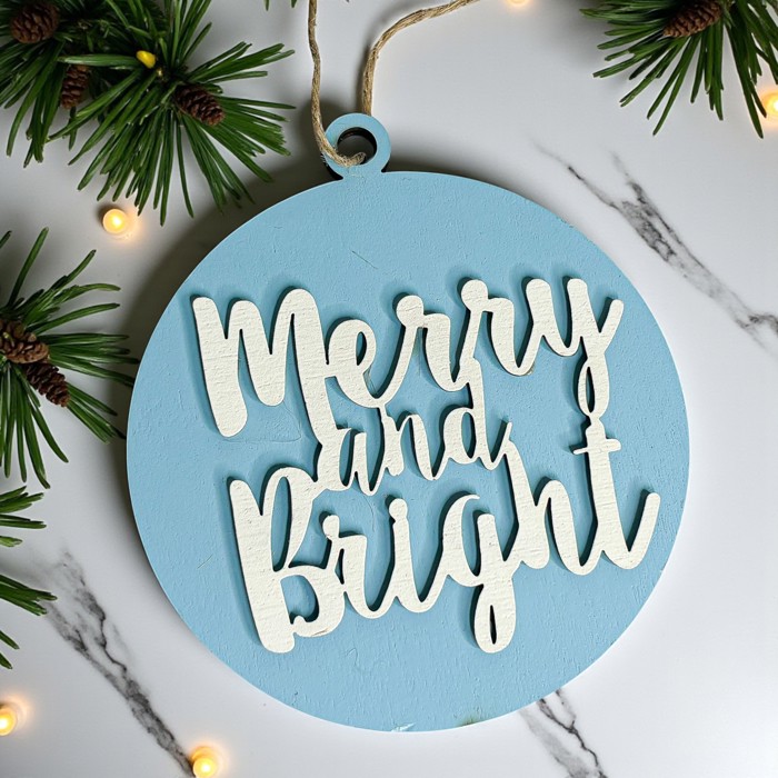 Funny Christmas Gifts for Cheap, Deck the Halls and Not Your Family, Holiday Humor, Funny Christmas Ornaments Handmade, Colorful Christmas Decorations