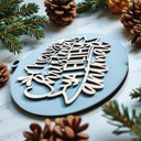  Funny Christmas Gifts for Cheap, Deck the Halls and Not Your Family, Holiday Humor, Funny Christmas Ornaments Handmade, Colorful Christmas Decorations
