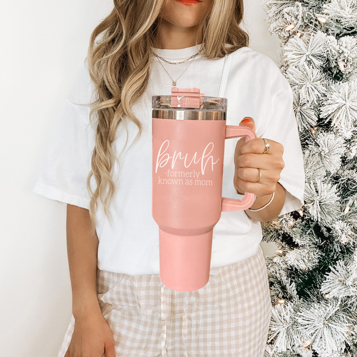 Baseball Mom Tumblers | Funny Mother's Day Gifts for Sport Moms | Funny Baseball Mom 40oz Travel Mugs | Insulated, No Spill