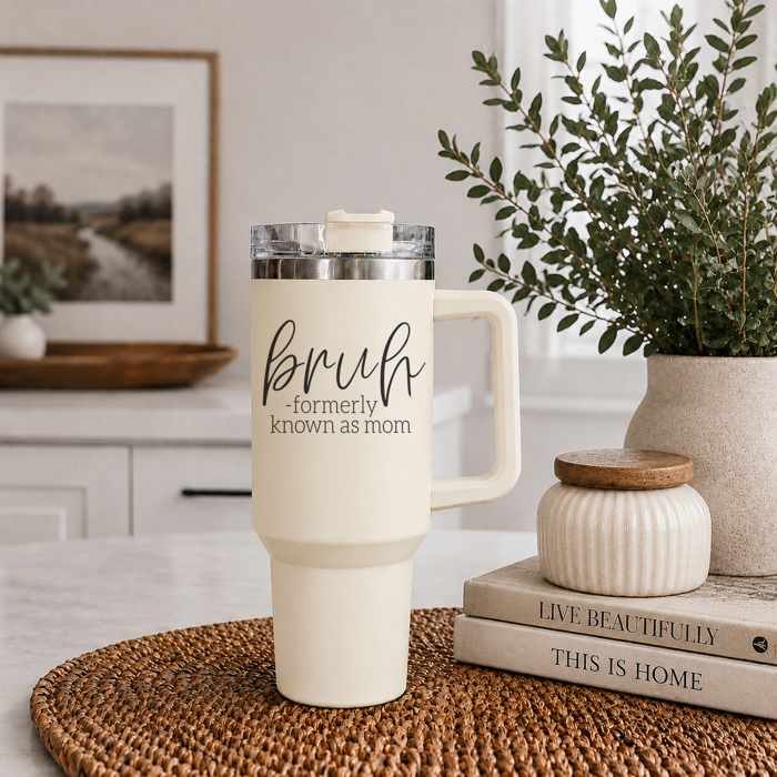 Baseball Mom Tumblers | Funny Mother's Day Gifts for Sport Moms | Funny Baseball Mom 40oz Travel Mugs | Insulated, No Spill