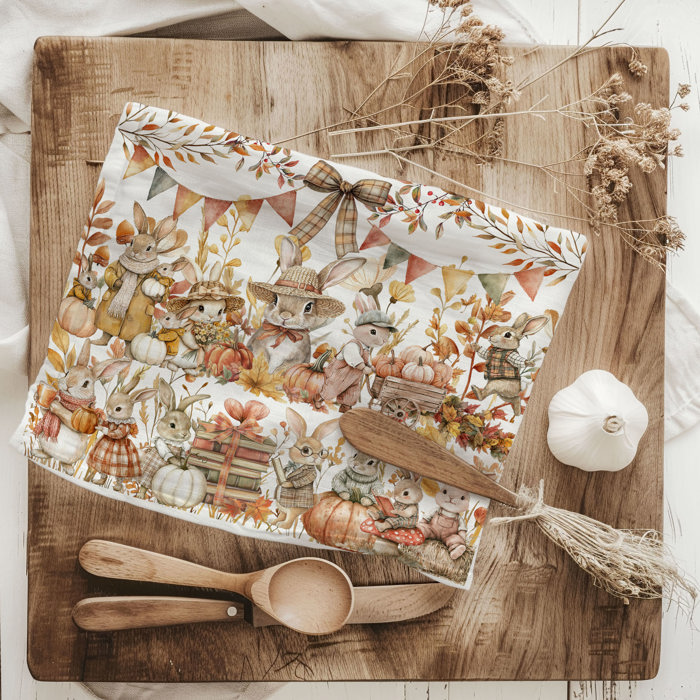 Spooky Season Halloween Kitchen Towel – Modern Stylish Halloween Decor + Gift IDeas
