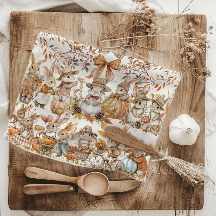 Spooky Season Halloween Kitchen Towel – Modern Stylish Halloween Decor + Gift IDeas