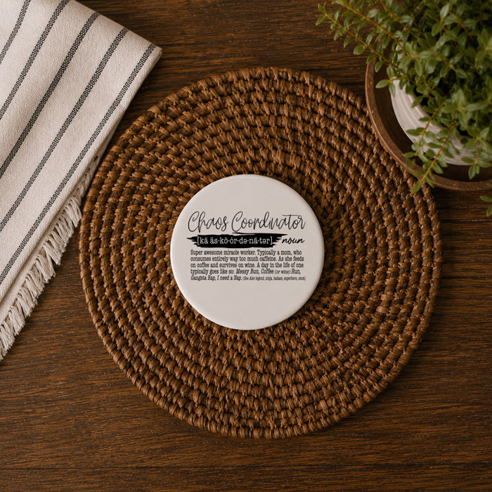 Funny Drink Definition Coasters | Bar Cart Ceramic Coaster | Build Your Own Gift Set | Funny Tabletop Decor & Gifts