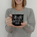  Fall Ceramic Coffee Mugs, Modern Farmhouse Autumn + Halloween Drinkware Bundle 2pk