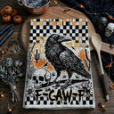  Spooky Season Halloween Kitchen Towel – Modern Stylish Halloween Decor + Gift IDeas