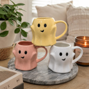  Ghost Shaped Mugs | Cute Halloween Coffee Cup | Spooky Season Kitchen | Fall Pastel Ceramic Ghost Gifts | Modern Halloween Decor Gift Ideas