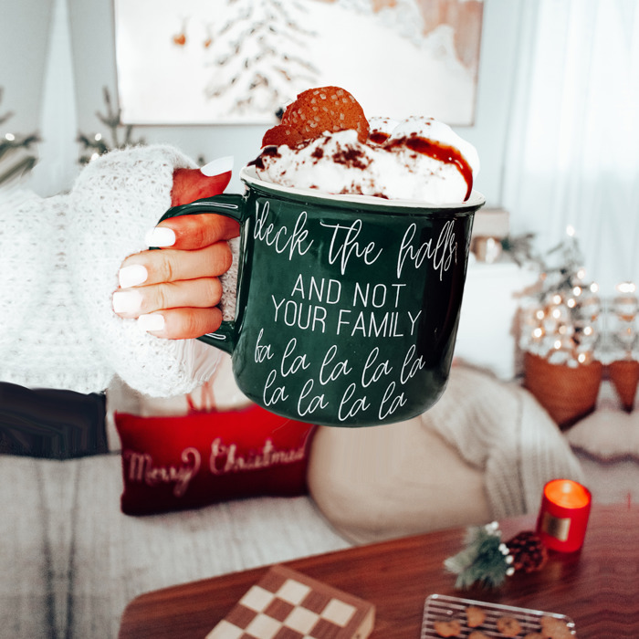 Ceramic Coffee Mugs 2pk | Funny Gift Ideas | Modern Farmhouse Drinkware | Funny Coffee Cups