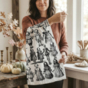  Spooky Season Halloween Kitchen Towel – Modern Stylish Halloween Decor + Gift IDeas