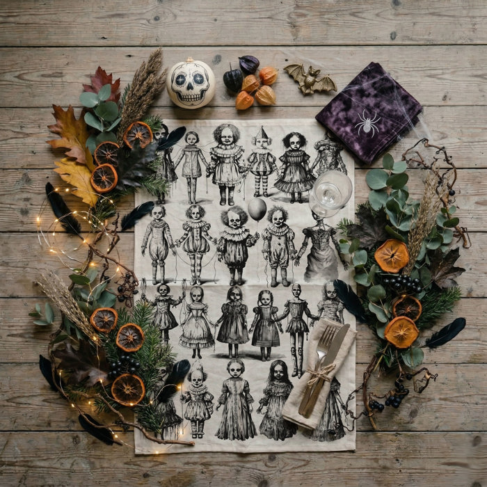 Spooky Season Halloween Kitchen Towel – Modern Stylish Halloween Decor + Gift IDeas