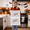  Spooky Season Halloween Kitchen Towel – Modern Stylish Halloween Decor + Gift IDeas