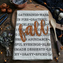  Spooky Season Halloween Kitchen Towel – Modern Stylish Halloween Decor + Gift IDeas