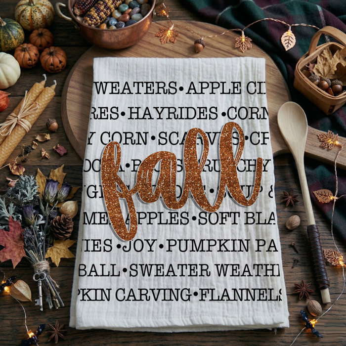 Spooky Season Halloween Kitchen Towel – Modern Stylish Halloween Decor + Gift IDeas