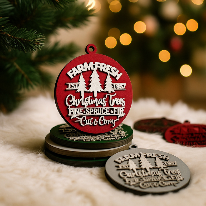 Funny Christmas Gifts for Cheap, Deck the Halls and Not Your Family, Holiday Humor, Funny Christmas Ornaments Handmade, Colorful Christmas Decorations