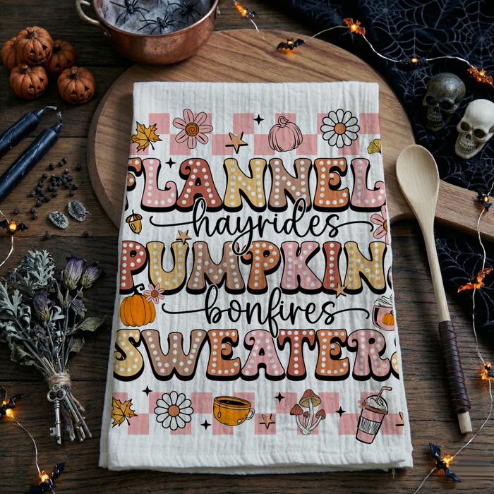 Spooky Season Halloween Kitchen Towel – Modern Stylish Halloween Decor + Gift IDeas