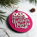  Funny Christmas Gifts for Cheap, Deck the Halls and Not Your Family, Holiday Humor, Funny Christmas Ornaments Handmade, Colorful Christmas Decorations