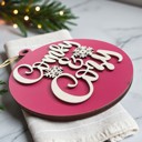  Funny Christmas Gifts for Cheap, Deck the Halls and Not Your Family, Holiday Humor, Funny Christmas Ornaments Handmade, Colorful Christmas Decorations