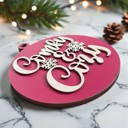  Handmade Wooden Christmas Ornaments, Farm Fresh Christmas Tree Holiday Home Decor, Unique Hanging Christmas Tree Decorations