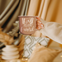  Fall Ceramic Coffee Mugs, Modern Farmhouse Autumn + Halloween Drinkware Bundle 2pk