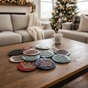  Funny Christmas Gifts for Cheap, Deck the Halls and Not Your Family, Holiday Humor, Funny Christmas Ornaments Handmade, Colorful Christmas Decorations