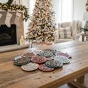  Funny Christmas Gifts for Cheap, Deck the Halls and Not Your Family, Holiday Humor, Funny Christmas Ornaments Handmade, Colorful Christmas Decorations