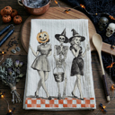 Spooky Season Halloween Kitchen Towel – Modern Stylish Halloween Decor + Gift IDeas