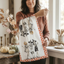  Spooky Season Halloween Kitchen Towel – Modern Stylish Halloween Decor + Gift IDeas