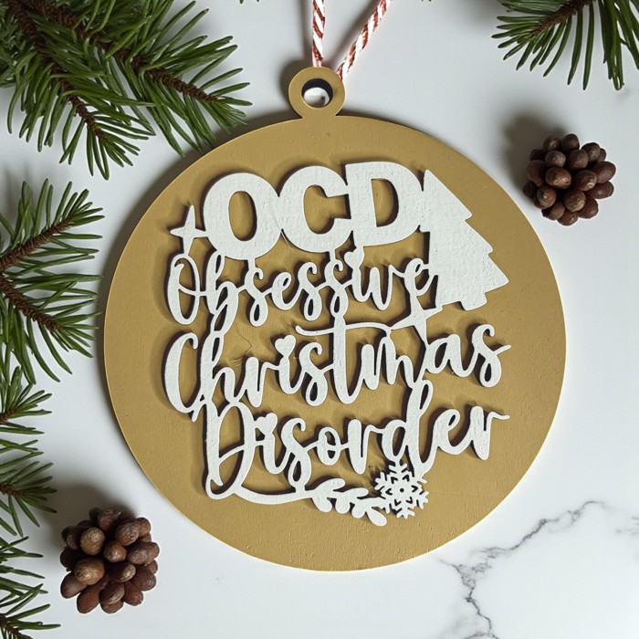 Funny Christmas Gifts for Cheap, Deck the Halls and Not Your Family, Holiday Humor, Funny Christmas Ornaments Handmade, Colorful Christmas Decorations