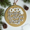  Funny Christmas Gifts for Cheap, Deck the Halls and Not Your Family, Holiday Humor, Funny Christmas Ornaments Handmade, Colorful Christmas Decorations