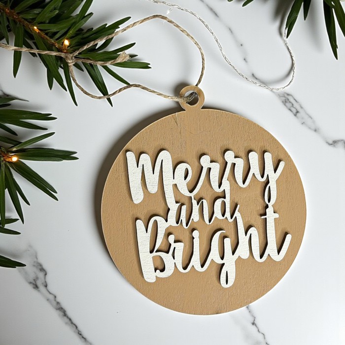 Funny Christmas Gifts for Cheap, Deck the Halls and Not Your Family, Holiday Humor, Funny Christmas Ornaments Handmade, Colorful Christmas Decorations