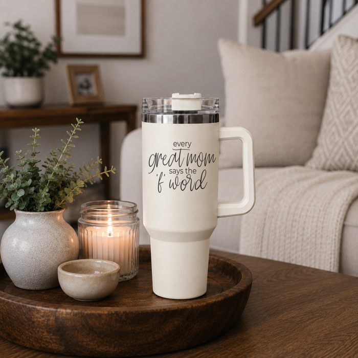 Baseball Mom Tumblers | Funny Mother's Day Gifts for Sport Moms | Funny Baseball Mom 40oz Travel Mugs | Insulated, No Spill