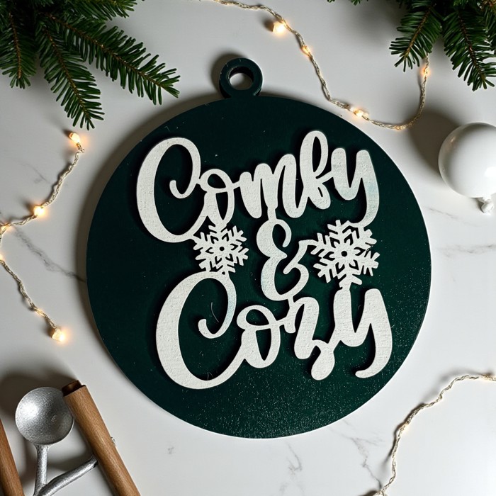 Funny Christmas Gifts for Cheap, Deck the Halls and Not Your Family, Holiday Humor, Funny Christmas Ornaments Handmade, Colorful Christmas Decorations