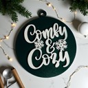  Funny Christmas Gifts for Cheap, Deck the Halls and Not Your Family, Holiday Humor, Funny Christmas Ornaments Handmade, Colorful Christmas Decorations