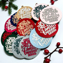  Funny Christmas Gifts for Cheap, Deck the Halls and Not Your Family, Holiday Humor, Funny Christmas Ornaments Handmade, Colorful Christmas Decorations