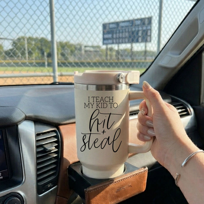 Baseball Mom Tumblers | Funny Mother's Day Gifts for Sport Moms | Funny Baseball Mom 40oz Travel Mugs | Insulated, No Spill