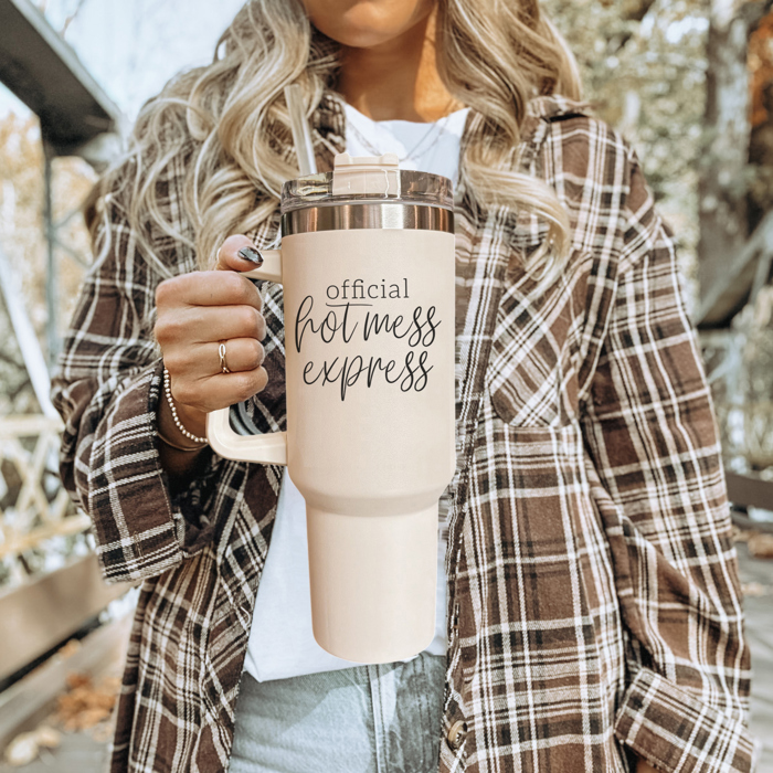 Baseball Mom Tumblers | Funny Mother's Day Gifts for Sport Moms | Funny Baseball Mom 40oz Travel Mugs | Insulated, No Spill