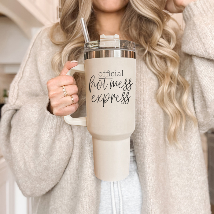 Baseball Mom Tumblers | Funny Mother's Day Gifts for Sport Moms | Funny Baseball Mom 40oz Travel Mugs | Insulated, No Spill