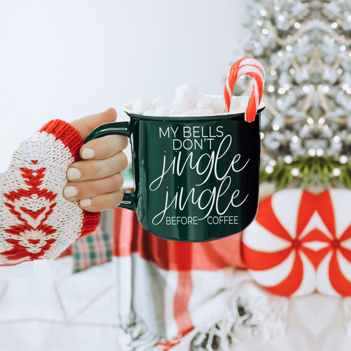 Ceramic Coffee Mugs 2pk | Funny Gift Ideas | Modern Farmhouse Drinkware | Funny Coffee Cups