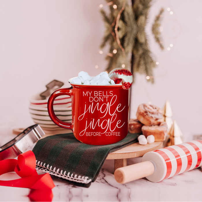 Ceramic Coffee Mugs 2pk | Funny Gift Ideas | Modern Farmhouse Drinkware | Funny Coffee Cups