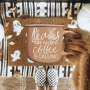  Ceramic Coffee Mugs 2pk | Funny Gift Ideas | Modern Farmhouse Drinkware | Funny Coffee Cups