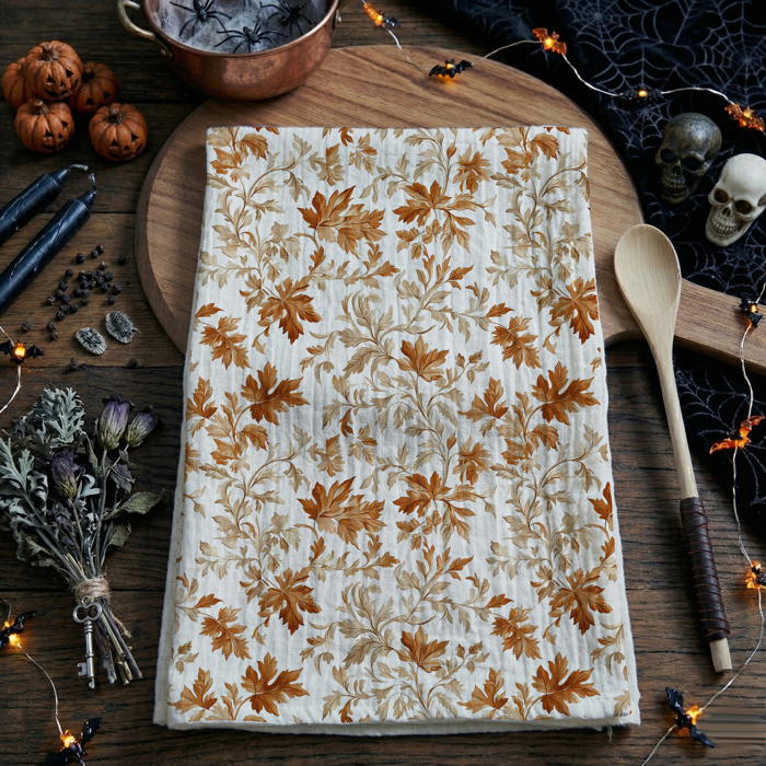 Spooky Season Halloween Kitchen Towel – Modern Stylish Halloween Decor + Gift IDeas