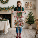 Crochet Merry Candy Cane Christmas Themed Kitchen Decor – Peppermint Towel